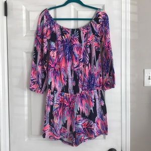 Lilly Pulitzer Lana Off The Shoulder Romper